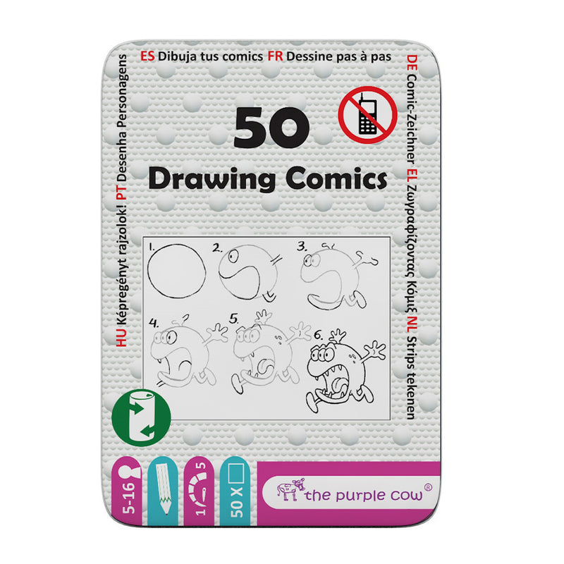 The Purple Cow "50 Series" Drawing Comics