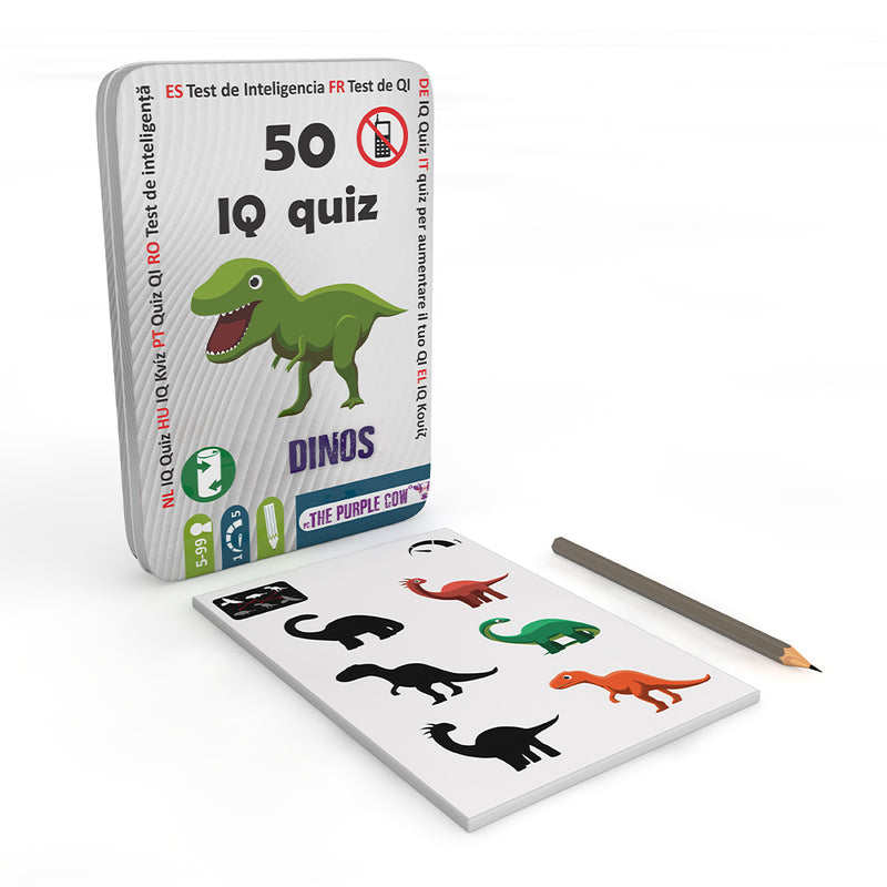 The Purple Cow "50 Series" IQ Quiz Dinos