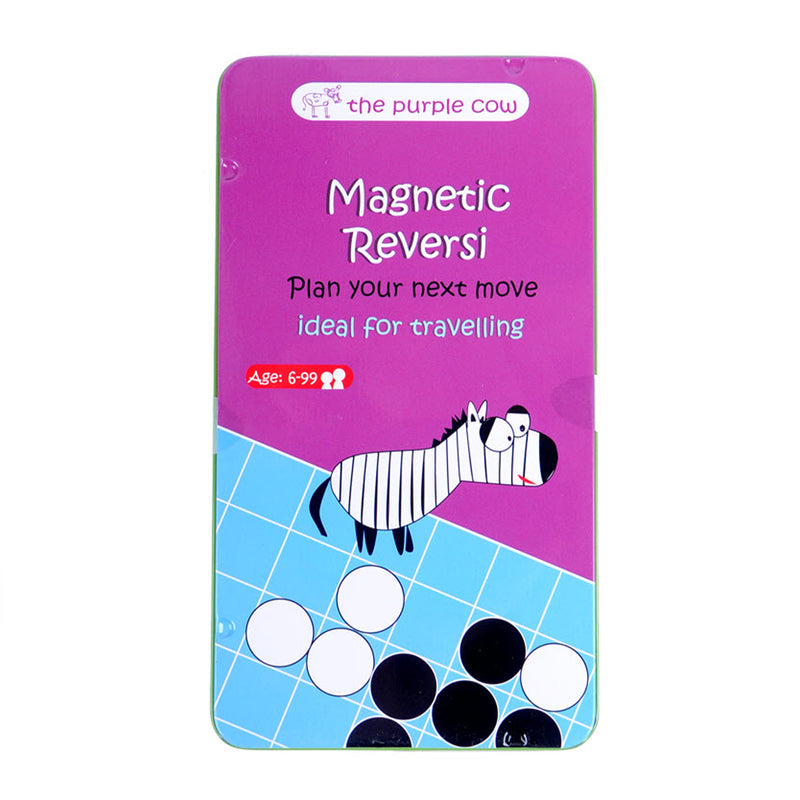 The Purple Cow Magnetic Travel Games: Reversi