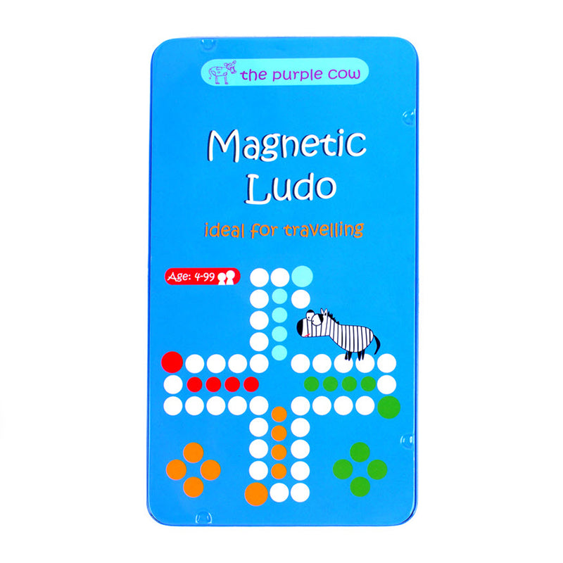 The Purple Cow Magnetic Travel Games: Ludo