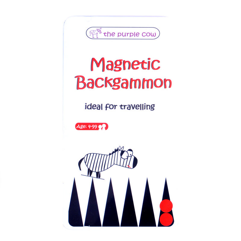 The Purple Cow Magnetic Travel Games: Backammon