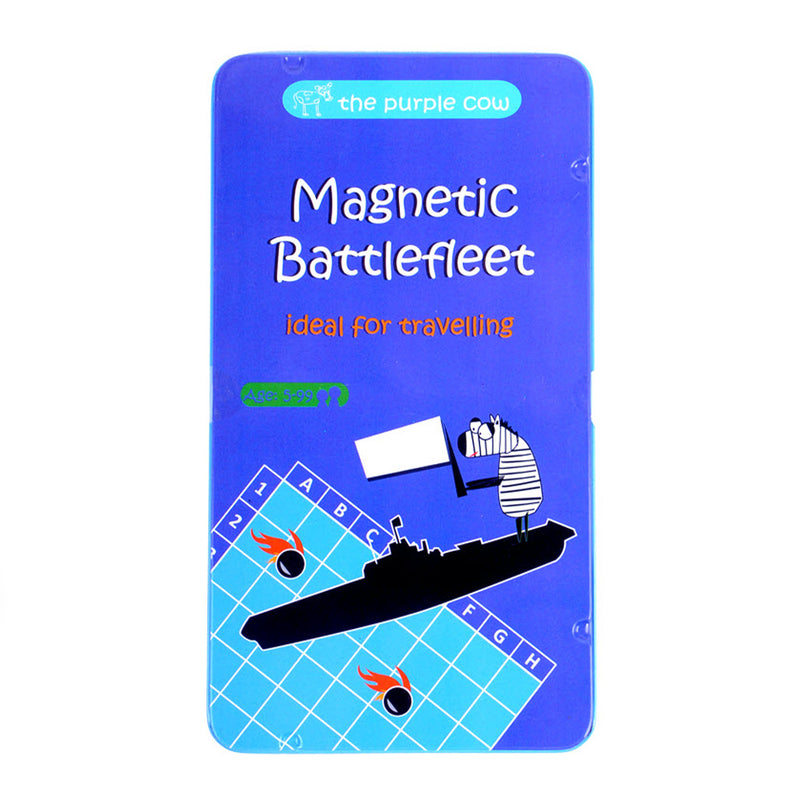 The Purple Cow Magnetic Travel Games: Battlefleet
