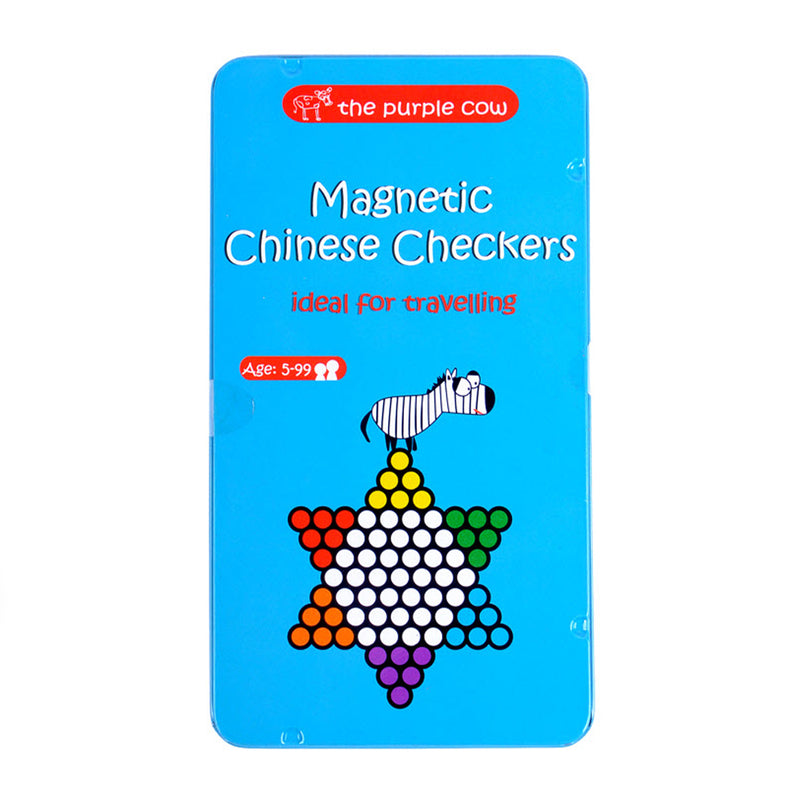 The Purple Cow Magnetic Travel Games: Chinese Checkers