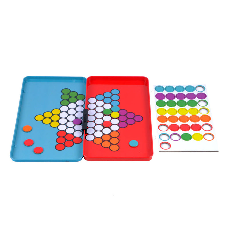 The Purple Cow Magnetic Travel Games: Chinese Checkers