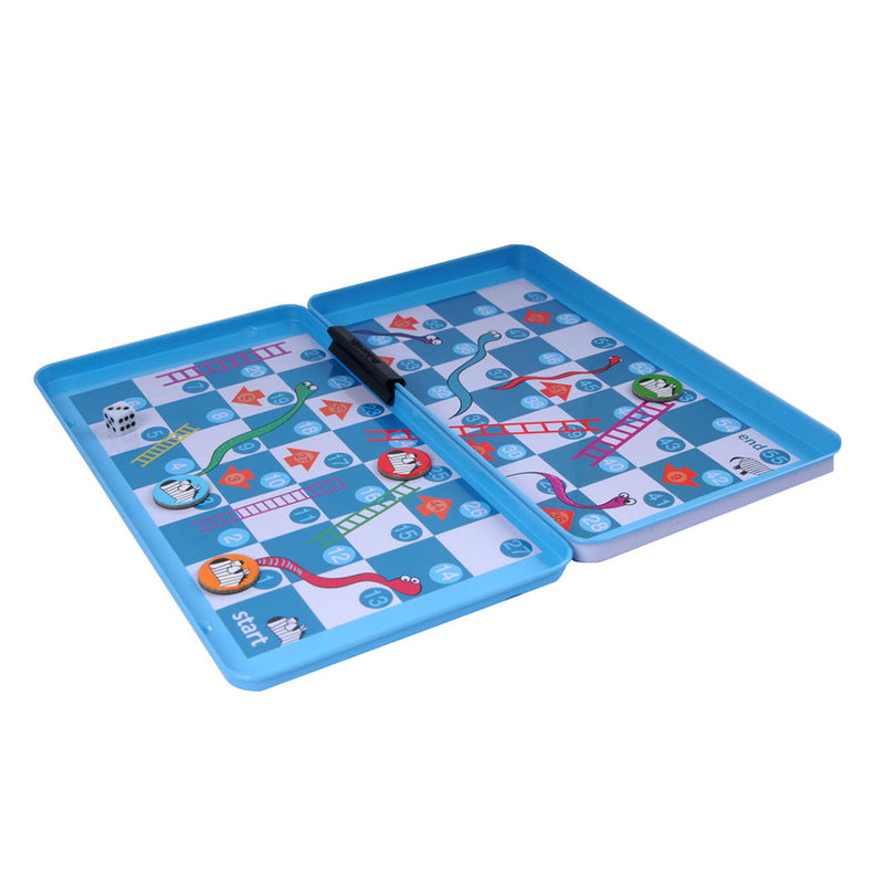 The Purple Cow Magnetic Travel Games: Snakes & Ladders