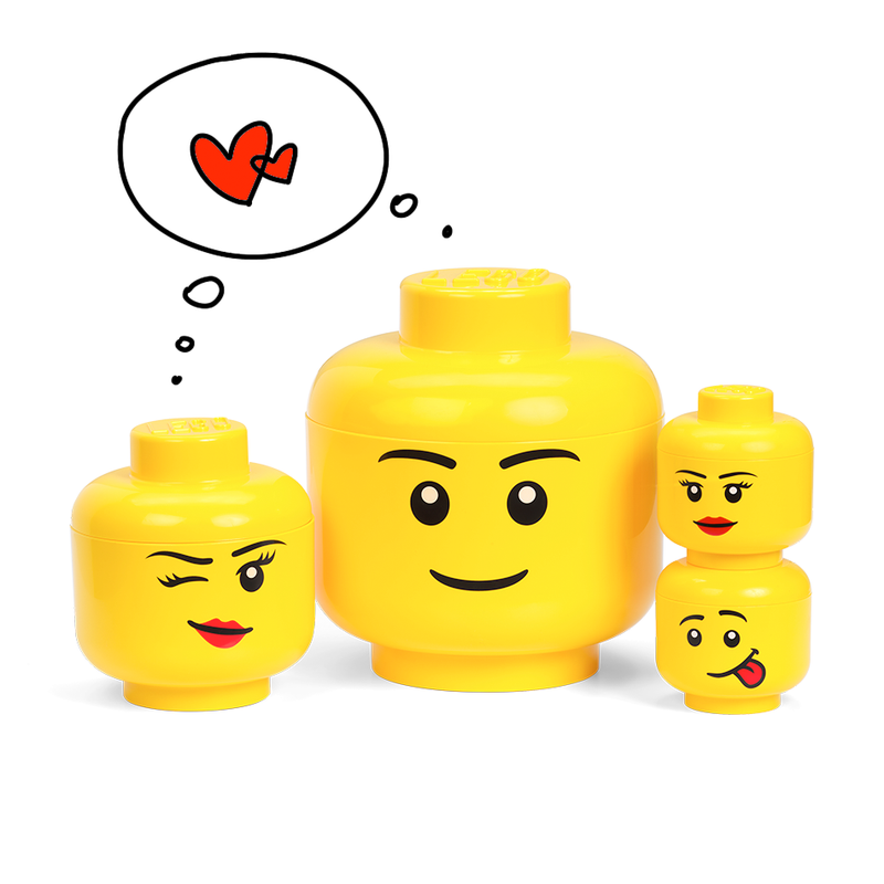 LEGO STORAGE HEAD BOY