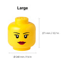 LEGO STORAGE HEAD – GIRL