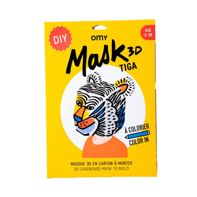 OMY Tiger 3D Coloring Mask