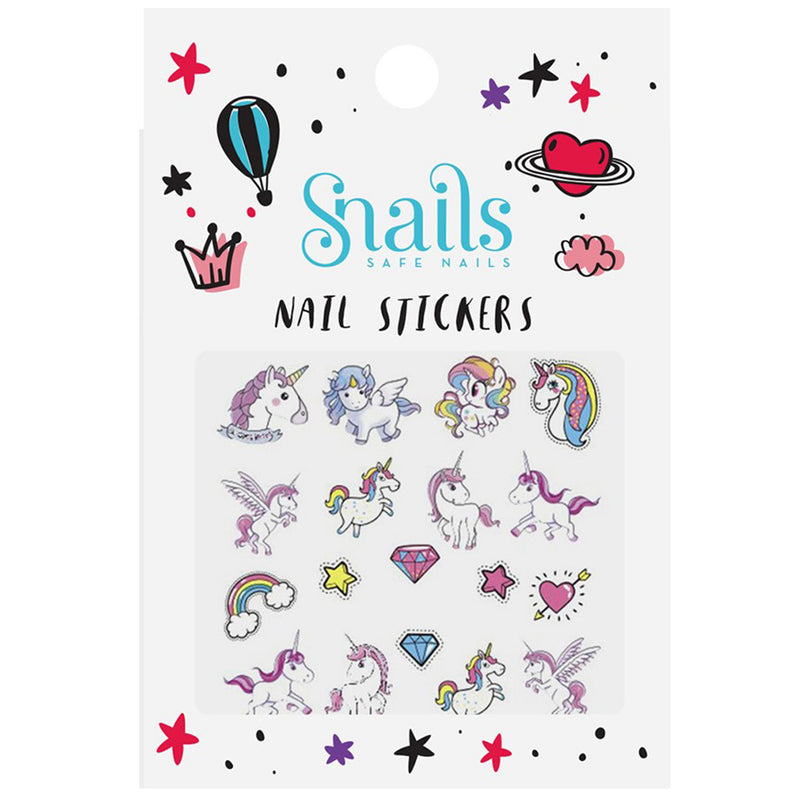 Snails Nail Sticker - Unicorn