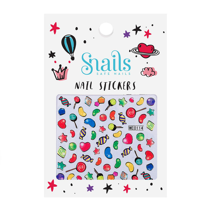 Snails Nail Sticker - Candy Blast