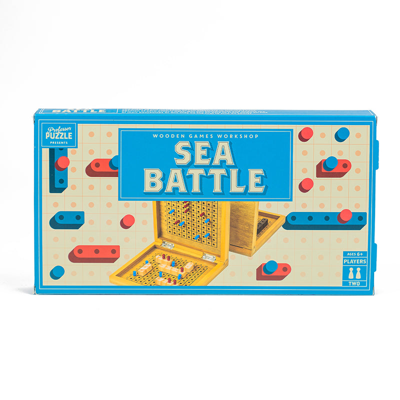 Professor Puzzle Sea Battle Wooden Board Game