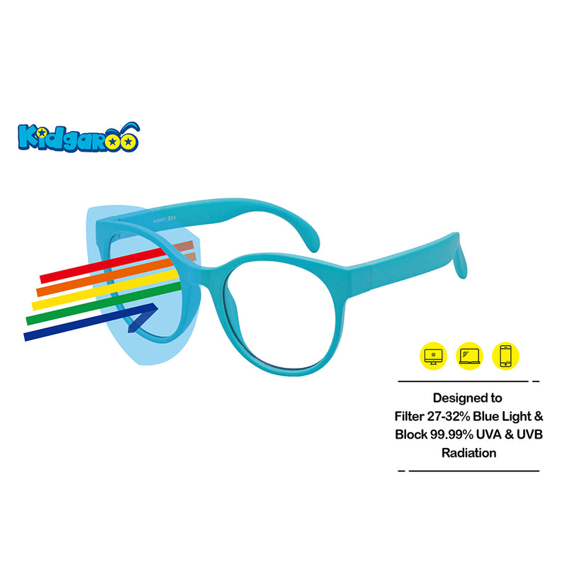 Kidgaroo Blue Light Glasses Baby Pink