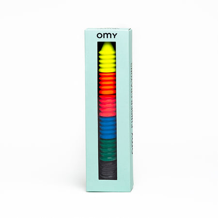 OMY Finger Crayons - 6 Fun Jumbo Wax Crayons