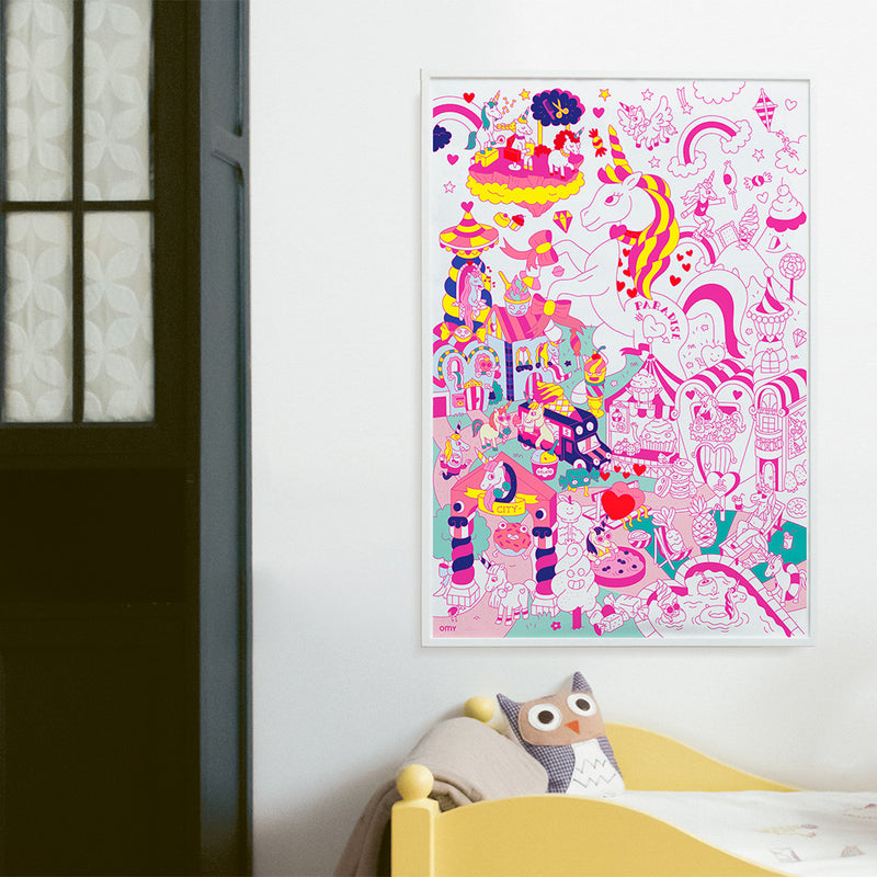 OMY Giant Coloring Poster - LILY