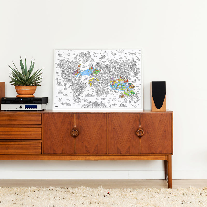 OMY Giant Coloring Poster - ATLAS