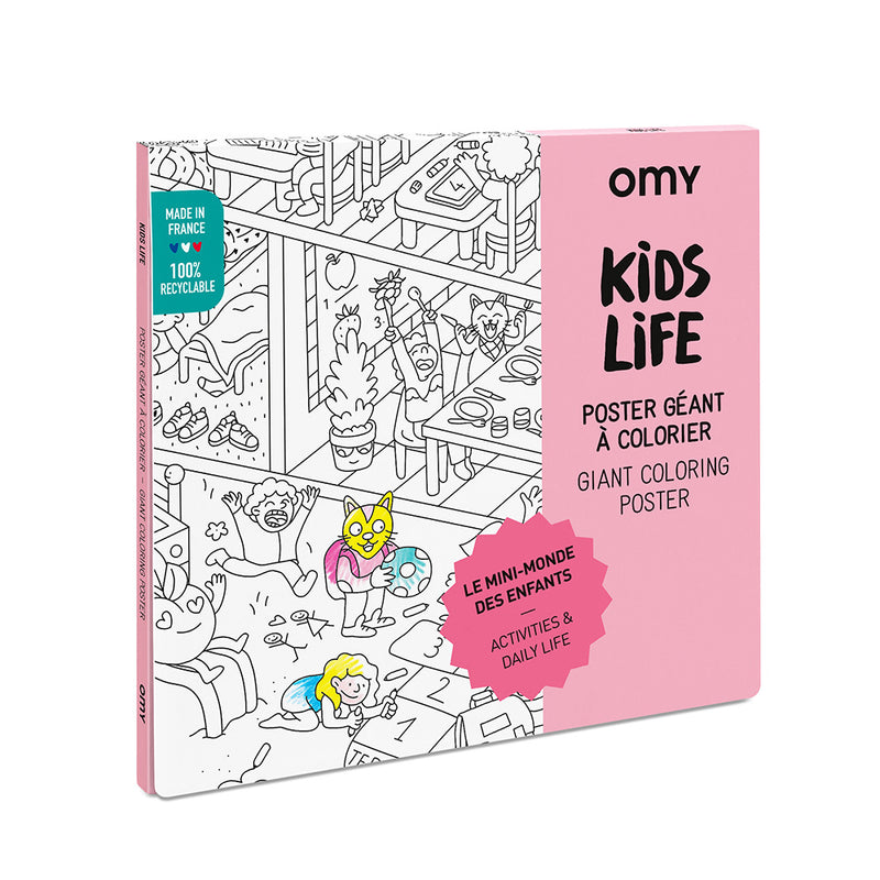 OMY Giant Coloring Poster - KIDS LIFE